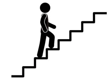 upstairs