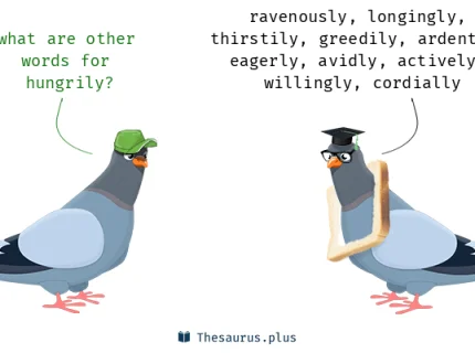 hungrily