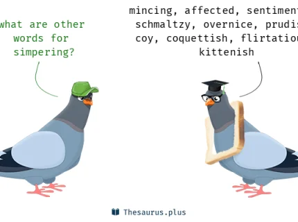simpering